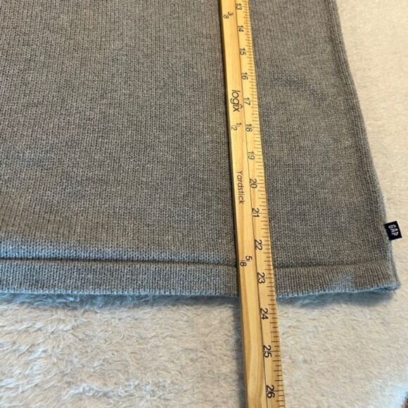 Gap Youth Boys Gray Stripe 100% Cotton Crewneck Long Sleeve Sweater Sz XL-12 - Picture 9 of 9
